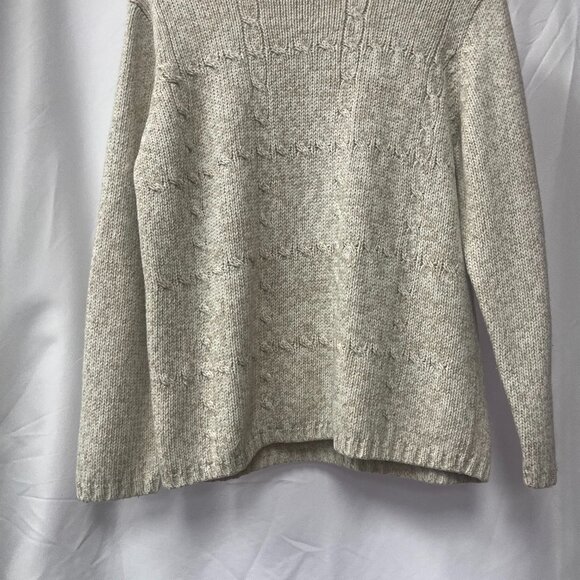 women's oatmeal color sweater - Picture 5 of 5